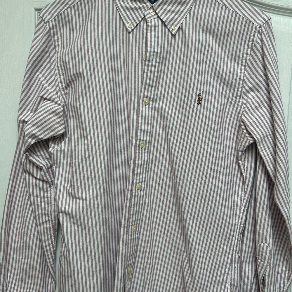 Ralph Lauren Striped Oxford Shirt Slim Fit size M